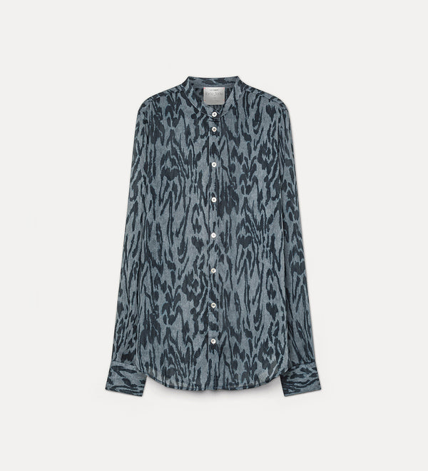 Camicia stampa “moiré”