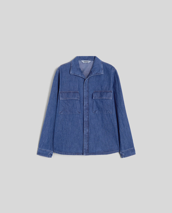 CAMICIA CAPA IN DENIM LEGGERO