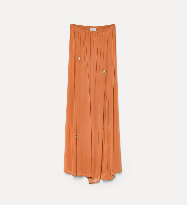 Gonna lunga con ricamo “carrousel des sylphes”