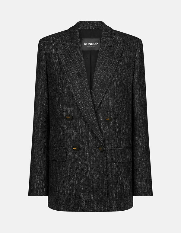 BLAZER REGULAR IN LANA MOULINÉ