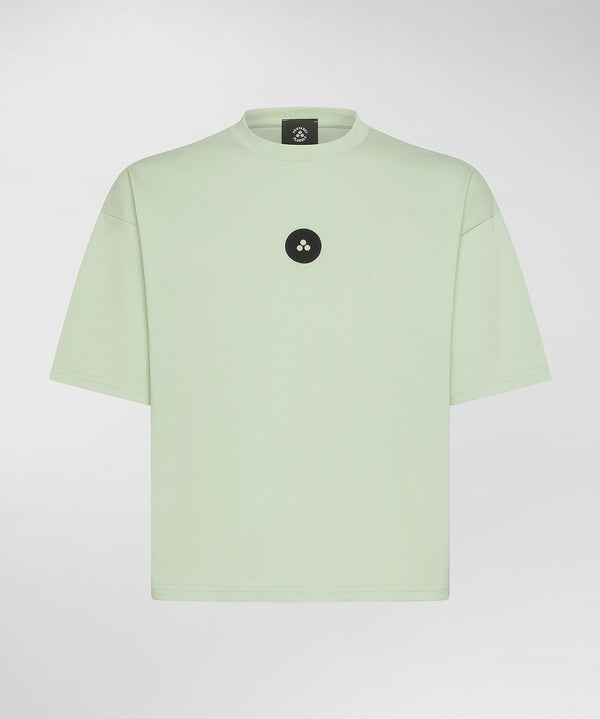 OLEN FW 01 T-shirt cropped in cotone