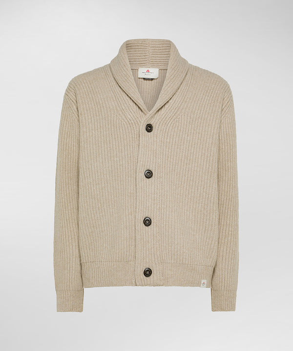 OBAN Maglione a coste con bottoni